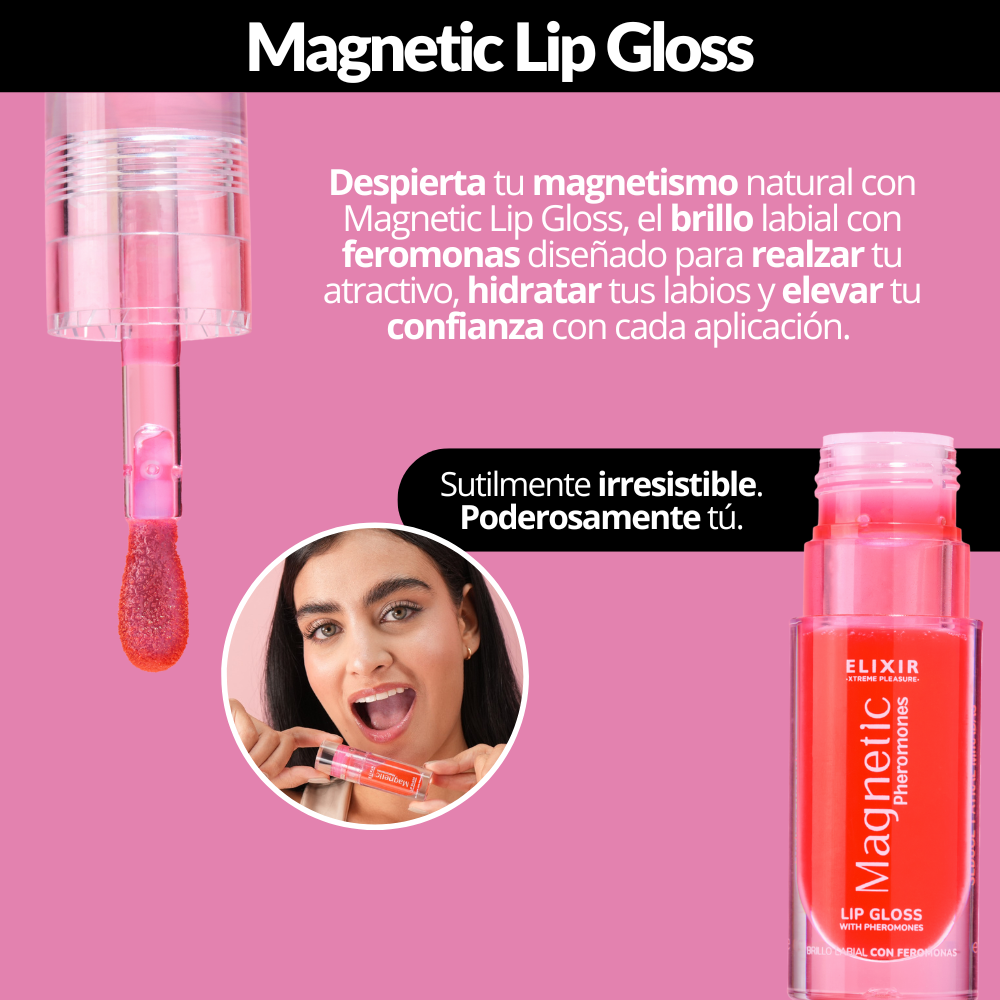 Brillo Labial Lip Gloss Magnetic Atrae 5ml