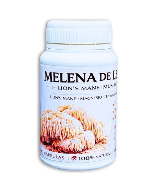 Melena De León - Lion’s Mane Mushroom 60 Cápsulas | Suplemento Natural
