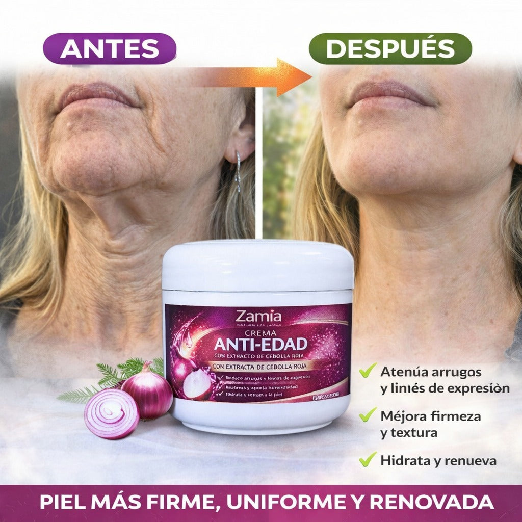 Crema Anti-Edad Con Extracto De Cebolla Roja  – 60 g